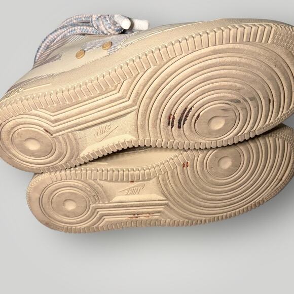 Nike SF Air Force 1 High Special Field Rattan Beige Boot Sneakers 9.5 Rope Laces - Picture 6 of 7